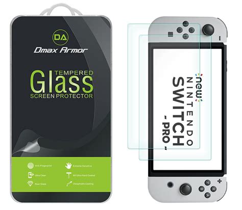 Buy Pack Dmax Armor Designed For Nintendo Switch Oled Tempered