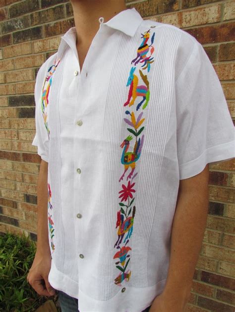 Mens Shirt For A Fiesta Wedding Mexican Fashion Mexican Outfit