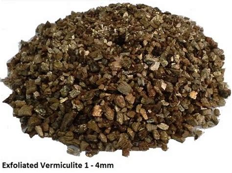 Brown Granules Expanded Vermiculite For Construction Materials