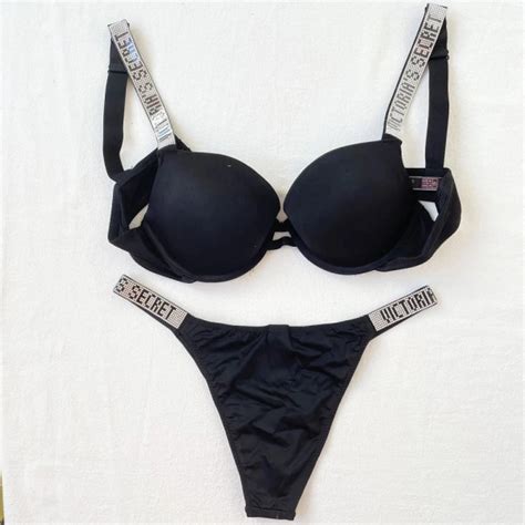 Sexig Lingerie Komfort Kvinnor Set Push Up BH Victoria S Secret Lingerie Set Kvinnlig