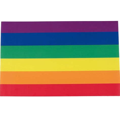 Gay Pride Rainbow Flag Foam Placemat Gay Pride Themed Party Deorations