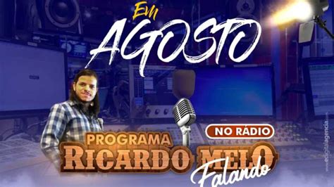 Programa Ricardo Melo Falando Na R Dio Estreia O P Direito Rede