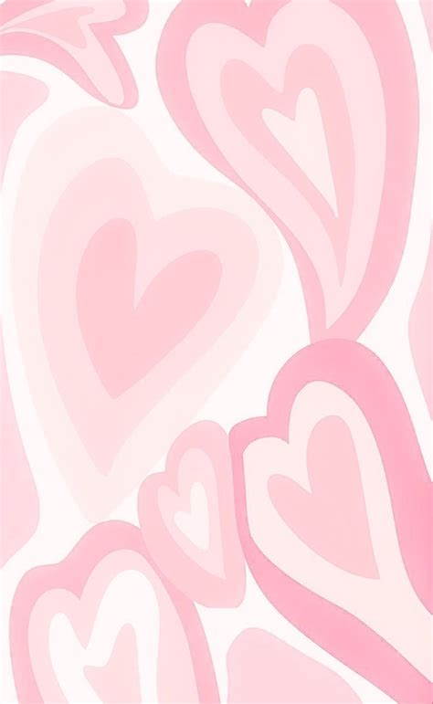 Aesthetic Pink Hearts Wallpapers Wallpaper Cave