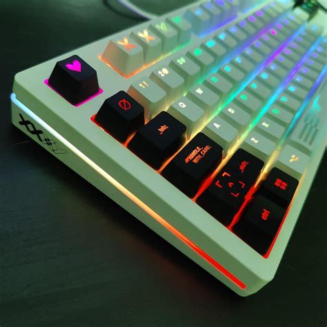 CSGO Printstream Themed Mechanical Keyboard TKL Red Etsy