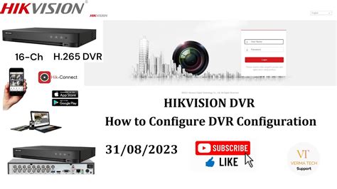 How To Configure Hikvision DVR DVR Configuration YouTube