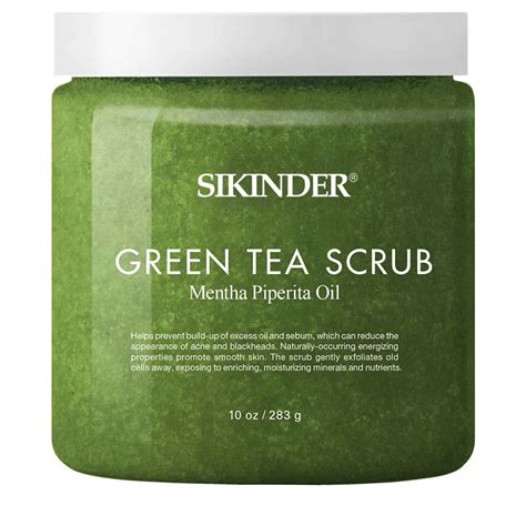 Matcha Green Tea Body Scrub Is Suitable For All Natural Skin Care Products Exfoliating Multi