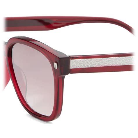 Fendi Playful Fendi Square Sunglasses Burgundy Sunglasses Fendi Eyewear Avvenice