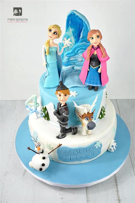 Frozen Cake Decorated Cake By Mara Cakesdecor