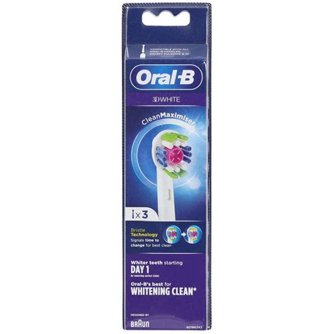 Oral B Refill EB18 3 3D White Brossettes De Rechange 3 Pc S Redcare