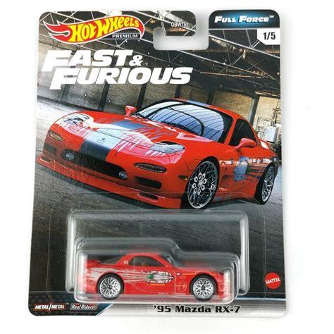 Машинка Hot wheels 1 64 Форсаж 95 Mazda RX 7 Collector Edition Metal Diecast Model Toy Gift