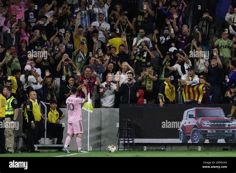 Lionel Messi Inter Miami Crowd Hi Res Stock Photography And Images Alamy