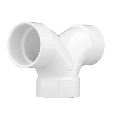 Charlotte Pipe 2 In X 2 In Pvc Dwv 90 Degree Hub Elbow For Sanitary