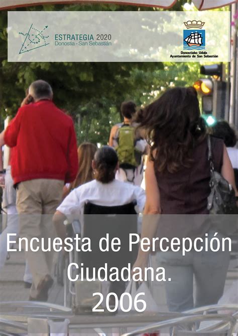 Encuesta De Percepci N Ciudadana Estrategia San Sebasti N