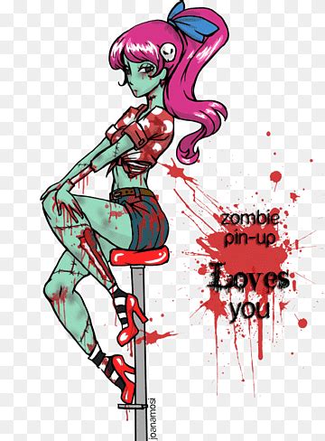 Anime Zombie Girl Drawing