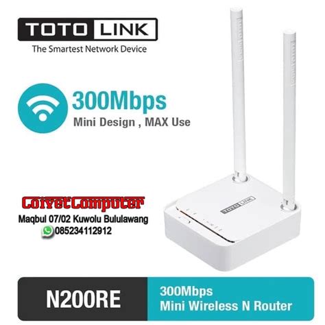 Jual Totolink N200RE V4 V5 300Mbps Mini Wireless Router AP WISP