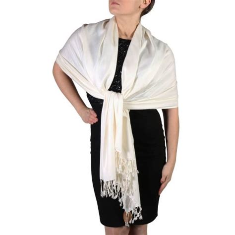 Cream Pashmina Scarf Shawl Wrap York Shawls