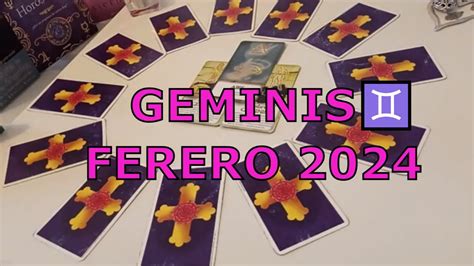 GEMINIS FEBRERO 2024 HORÓSCOPO TAROT MENSUAL YouTube