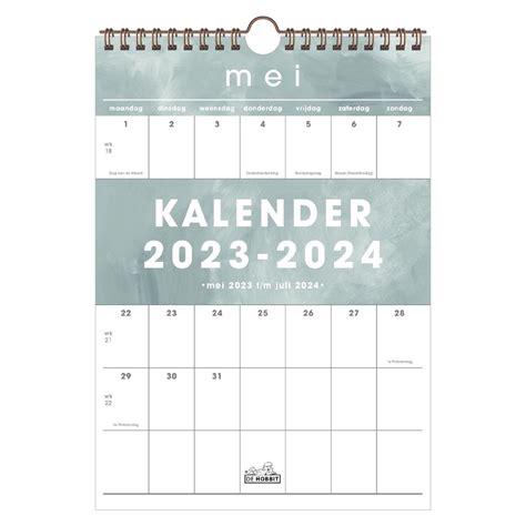 A Maandkalender Mint Bol