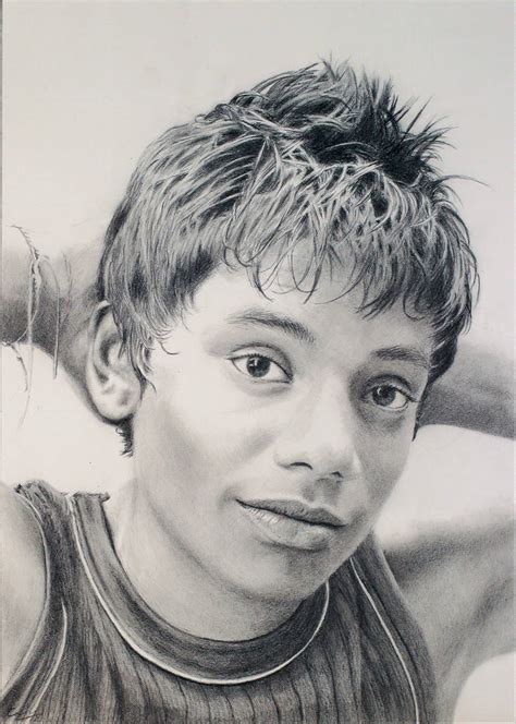 Pencil drawing: Portrait of a Boy by Denish-C on DeviantArt