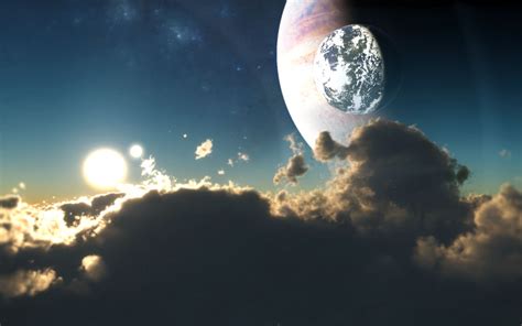 The Habitable moons by extraterrestrialarts on DeviantArt