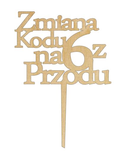 Topper Zmiana Kodu Na Z Przodu Niska Cena Na Allegro Pl