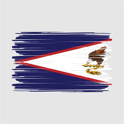 American Samoa Flag Vector 20446382 Vector Art at Vecteezy