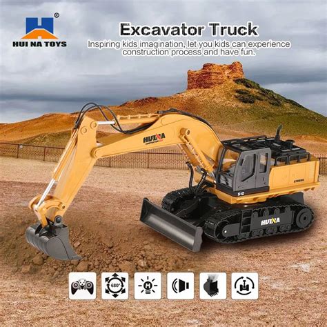 Huina Toys Rc Alloy Excavator Rtr Ghz Ch Mechanical