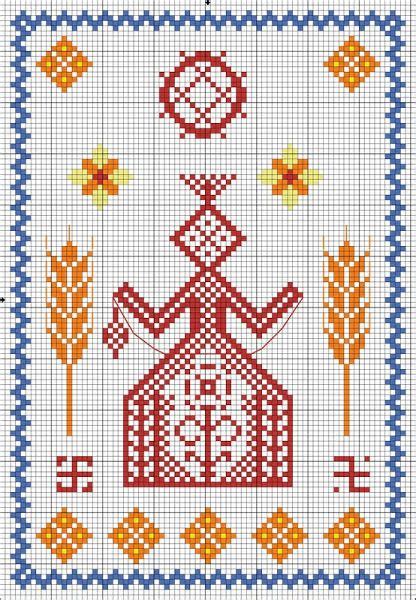 Мокошь Вышивка макошь схемы #yandeximages | Cross stitch fonts, Cross ...