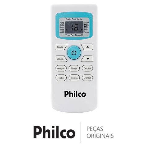 Controle Remoto Ar Condicionado Philco Pac Ifm Pac Fm