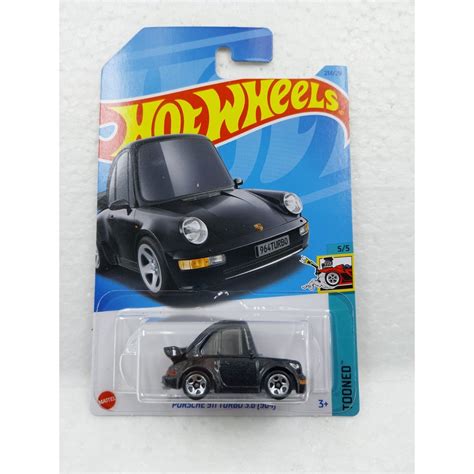 PORSCHE HOT WHEELS Hitam 風火輪改裝保時捷 911 Turbo 3 6 964 黑色 Hot S 蝦皮購物