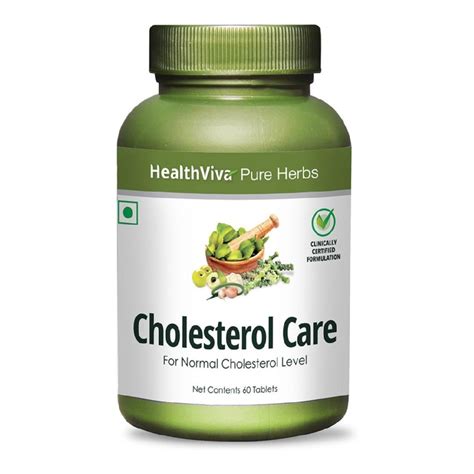 Healthviva Pure Herbs Cholesterol Care 60 Tablet S Ayurvedic