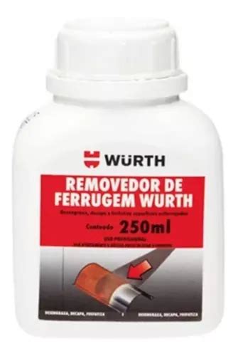 Removedor De Ferrugem Wmax Oxida O Corros O Wurth Ml Mercadolivre