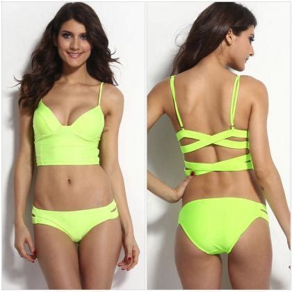 Summer Women Sexy Push Up Swimsuit Bikini Swimwear Swim Set On Luulla