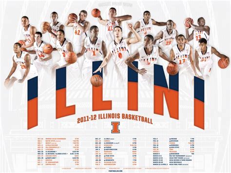 Illini Basketball | Illinois basketball, Illini basketball, Basketball team pictures