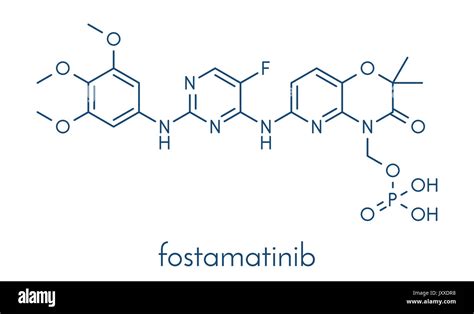 Fostamatinib Rheumatoid Arthritis Drug Molecule Syk Inhibitor