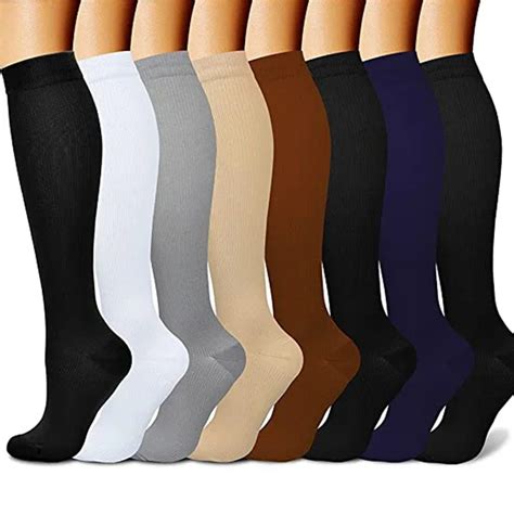 Kompression Str Mpfe M Nner Frauen Wandern Laufen Socken Mmhg