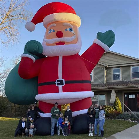 Wholesale Christmas Giant Inflatable Santa Claus 10 20 26ft Inflatables