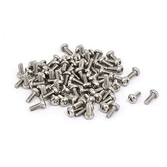 Uxcell M2x5mm 304 Stainless Steel Button Head Torx Socket Screws