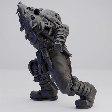 Hot Goblin バーサークヒューマン ミニチュア ホットゴブリン 狂戦士 ハンマー