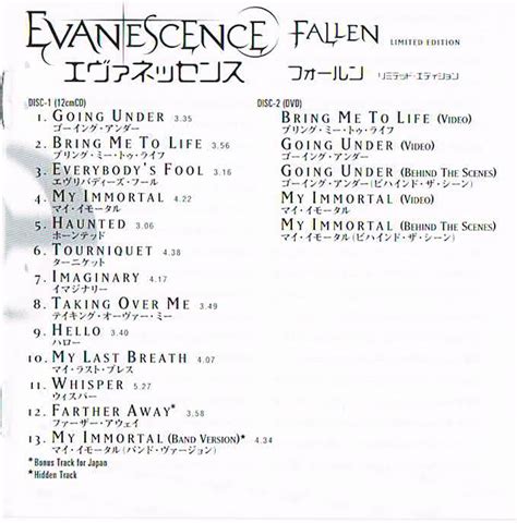 File Limitedbooklet The Evanescence Reference