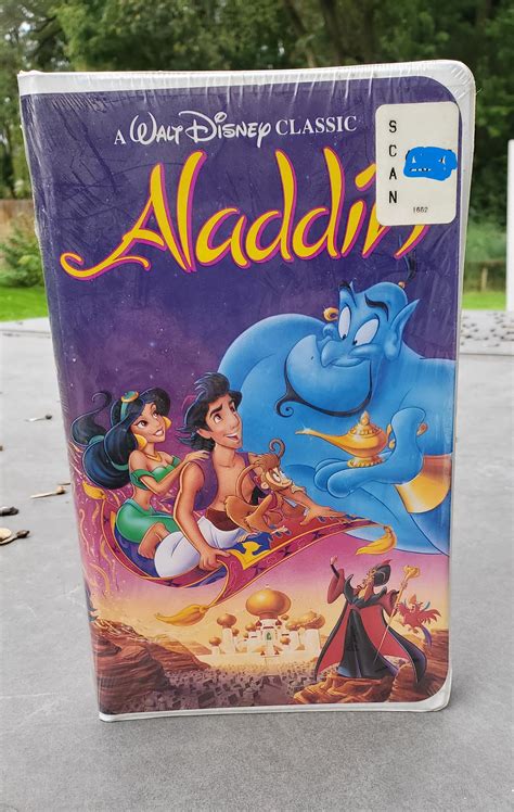 Vintage 1992 Walt Disney's aladdin Vhs-black - Etsy