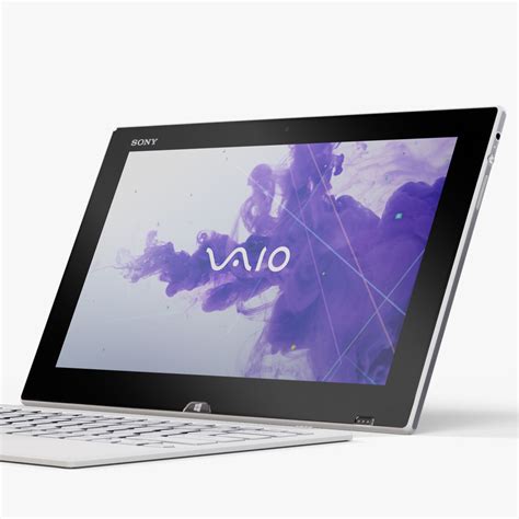 3D Model Sony VAIO TAP 11 Ultrabook VR AR Low Poly Animated CGTrader