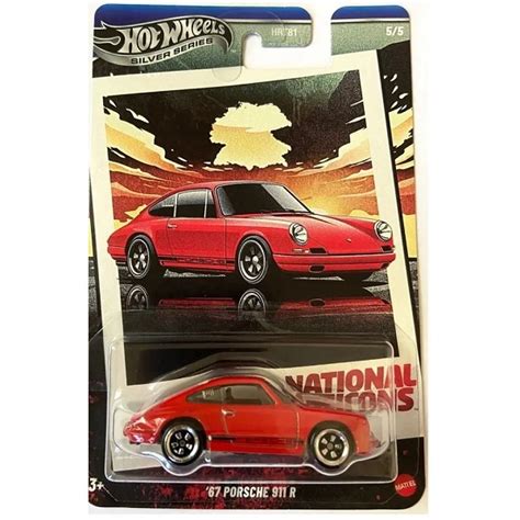 Carro HOT Wheels Vintage 67 Porshe 911 R Mattel HRT81 Starhouse Mega