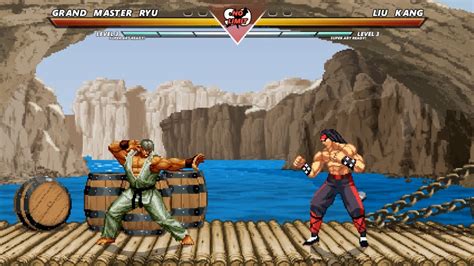 GRAND MASTER RYU Vs LIU KANG The Most Epic Fight Ever Made YouTube