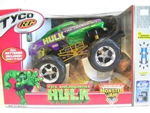 Amazon.com: Tyco RC The Incredible Hulk Monster Jam Truck: Toys & Games