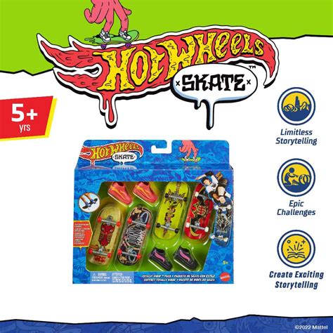 Hot Wheels Skate Tony Hawk Fingerboards Skate Shoes Multipack Hgt Shopee Malaysia
