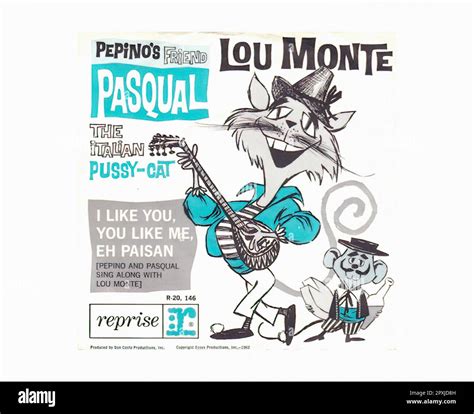 Monte Lou A Vintage R P M Music Vinyl Record Stock Photo