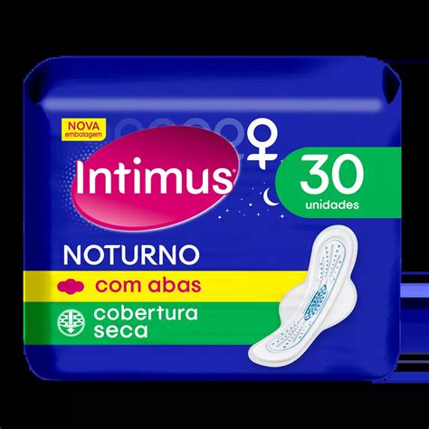 Absorvente Intimus Noturno Cobertura Seca Abas Unidades