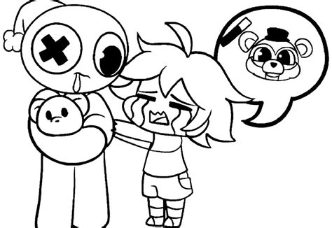 Dibujos para colorear Rainbow Friends FNAF páginas para colorear