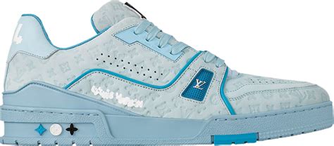 buy tyler  creator  louis vuitton trainer blue acryb goat